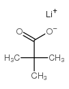 lithium,2,2-dimethylpropanoate Structure