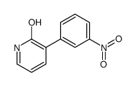 3-(3-nitrophenyl)-1H-pyridin-2-one结构式