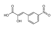 2-hydroxy-3-(3-nitrophenyl)acrylic acid Structure