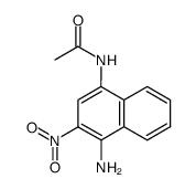 4-acetoamino-2-nitro-1-naphthylamine结构式