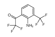 1-[2-amino-3-(trifluoromethyl)phenyl]-2,2,2-trifluoro-ethanone结构式