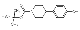tert-butyl 4-(4-hydroxyphenyl)piperidine-1-carboxylate Structure