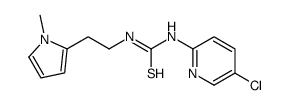 1-(5-chloropyridin-2-yl)-3-[2-(1-methylpyrrol-2-yl)ethyl]thiourea Structure