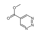 1,2,3-三嗪-5-羧酸甲酯结构式