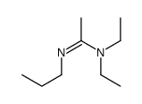 N,N-diethyl-N'-propylethanimidamide Structure