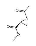 2-Aziridinecarboxylicacid,1-acetyl-,methylester,(2S)-(9CI) structure