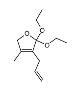 Furan, 2,2-diethoxy-2,5-dihydro-4-methyl-3-(2-propenyl)- (9CI) picture