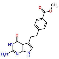 4-[2-(2-Amino-4,7-dihydro-4-oxo-1H-pyrrolo[2,3-d]pyrimidin-5-yl)ethyl]benzoic acid methyl ester picture