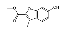 methyl 6-hydroxy-3-methyl-1-benzofuran-2-carboxylate结构式