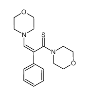 (Z)-1,3-di-morpholin-4-yl-2-phenyl-propenethione Structure