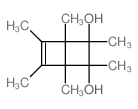 1,2,3,4,5,6-hexamethylbicyclo[2.2.0]hex-2-ene-5,6-diol structure