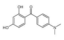 (2,4-dihydroxyphenyl)-[4-(dimethylamino)phenyl]methanone Structure