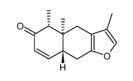 (4aS)-4,4a,5,6,8aα,9-Hexahydro-3,4aβ,5β-trimethylnaphtho[2,3-b]furan-6-one Structure