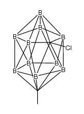 1,7-C2B10H10-1-CH3-7-Cl Structure