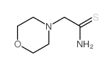 4-Morpholineethanethioamide结构式