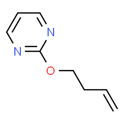 Pyrimidine, 2-(3-butenyloxy)- (9CI) structure