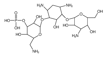 kanamycin A 3'-phosphate结构式