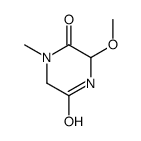 2,5-Piperazinedione,3-methoxy-1-methyl-(9CI) structure