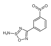 4-(3-nitrophenyl)-1,24,3,5-oxathiadiazol-2-amine结构式