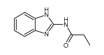 Propanamide, N-1H-benzimidazol-2-yl- (9CI) structure