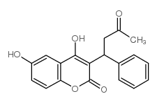 6-hydroxy Warfarin structure