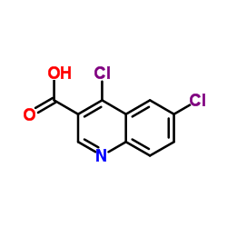 4,6-Dichloro-3-quinolinecarboxylic acid Structure
