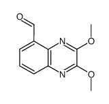 2,3-dimethoxy-quinoxaline-5-carbaldehyde structure