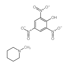 1-methylpiperidine; 2,4,6-trinitrophenol结构式