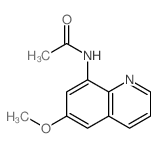 N-(6-methoxyquinolin-8-yl)acetamide结构式