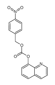 (4-Nitro-benzyl)-(chinolyl-8)-carbonat Structure