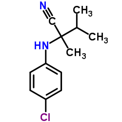 2-(4-CHLOROANILINO)-2,3-DIMETHYLBUTANENITRILE Structure