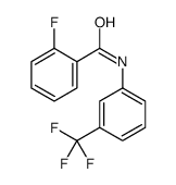 2-fluoro-N-[3-(trifluoromethyl)phenyl]benzamide structure