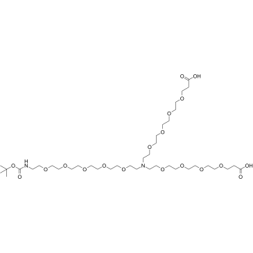 N-(Boc-PEG5)-N-bis(PEG4-acid) picture