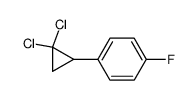 BENZENE, 1-(2,2-DICHLOROCYCLOPROPYL)-4-FLUORO-结构式
