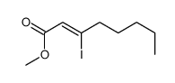 methyl 3-iodooct-2-enoate结构式