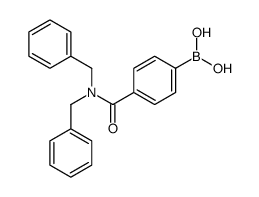 4-(二苄氨基甲酰基)苯基硼酸结构式
