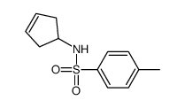 1-(N-对甲苯磺酰基-氨基)-3-环戊烯结构式