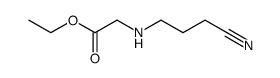 Glycine, N-(3-cyanopropyl)-, ethyl ester (9CI)结构式