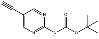 tert-Butyl N-(5-ethynylpyrimidin-2-yl)carbamate图片