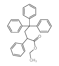 Butyric acid,2,4,4,4-tetraphenyl-, ethyl ester (8CI) structure