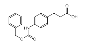 3-(4-CBZ-AMINO-PHENYL)-PROPIONIC ACID structure