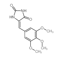 2,4-Imidazolidinedione,5-[(3,4,5-trimethoxyphenyl)methylene]- picture