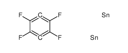 2,3,5,6-Tetrafluoro-1,4-bis(trimethylstannyl)benzene结构式