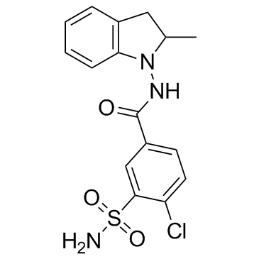 Indapamide Structure