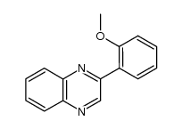 2-(2'-methoxyphenyl)quinoxaline结构式