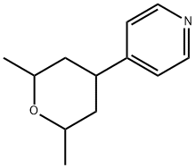 4-(2,6-Dimethyloxan-4-yl)pyridine mixture of isomers结构式