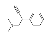 3-dimethylamino-2-phenyl-propionitrile结构式