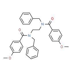 N,N'-1,2-Ethanediylbis(N-benzyl-4-methoxybenzamide) picture