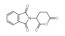 2-(2,6-dioxotetrahydro-2H-pyran-3-yl)isoindoline-1,3-dione结构式