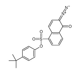4-(tert-butyl)phenyl 6-diazo-5,6-dihydro-5-oxonaphthalene-1-sulphonate结构式